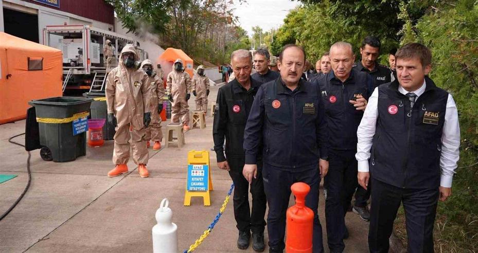 AFAD’dan Kırıkkale’de geniş kapsamlı endüstriyel kaza tatbikatı