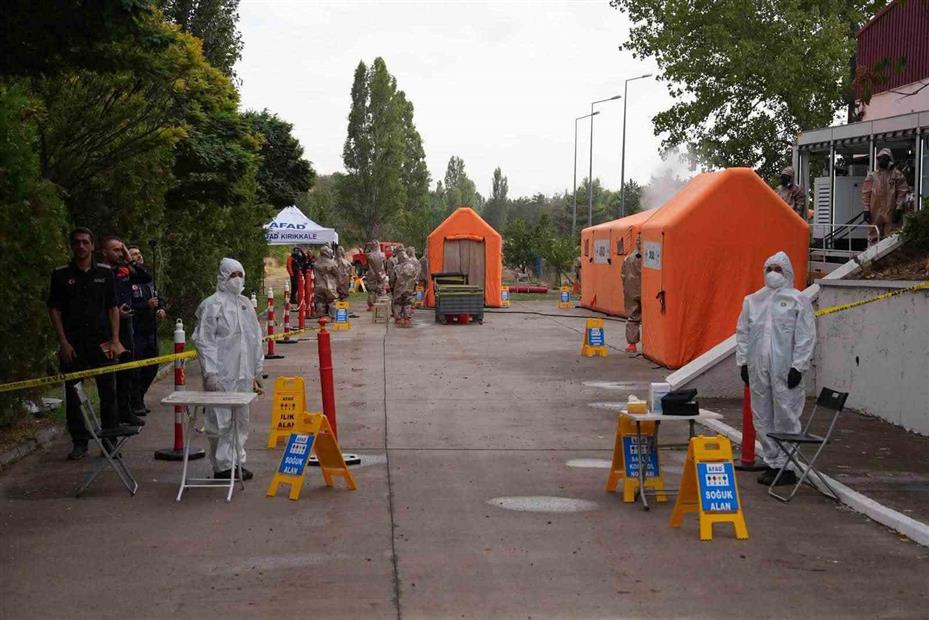 AFAD’dan Kırıkkale’de geniş kapsamlı endüstriyel kaza tatbikatı