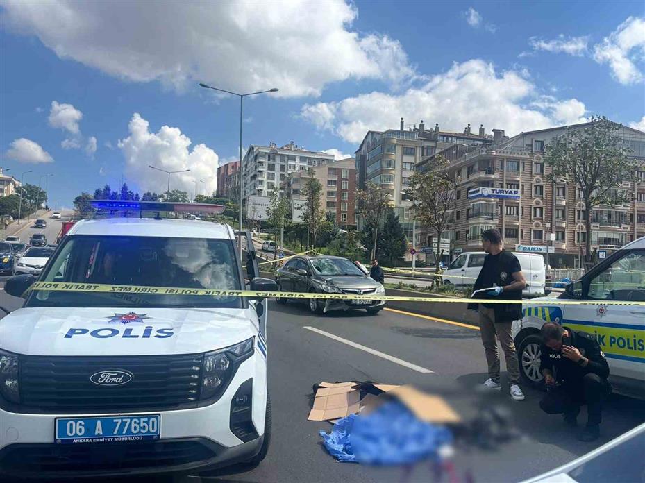 Ankara’da aracın çarptığı yaya hayatını kaybetti