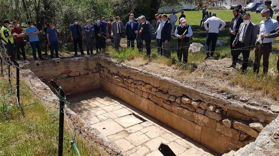 Kargalık köyündeki 2 bin yıllık antik havuz 20 yıl sonra yeniden doldu