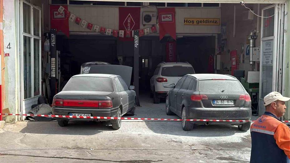 Otomobilde LPG dönüşümü sırasında meydana gelen patlamada 5 kişi yaralandı