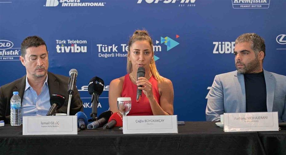WTA 125 Türk Telekom Ankara Open açılış toplantısında basın mensuplarıyla buluştu