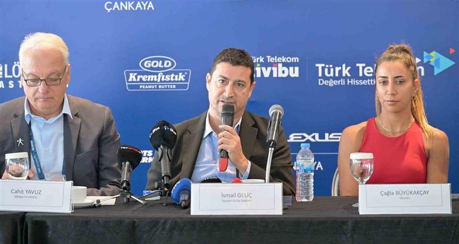 WTA 125 Türk Telekom Ankara Open açılış toplantısında basın mensuplarıyla buluştu