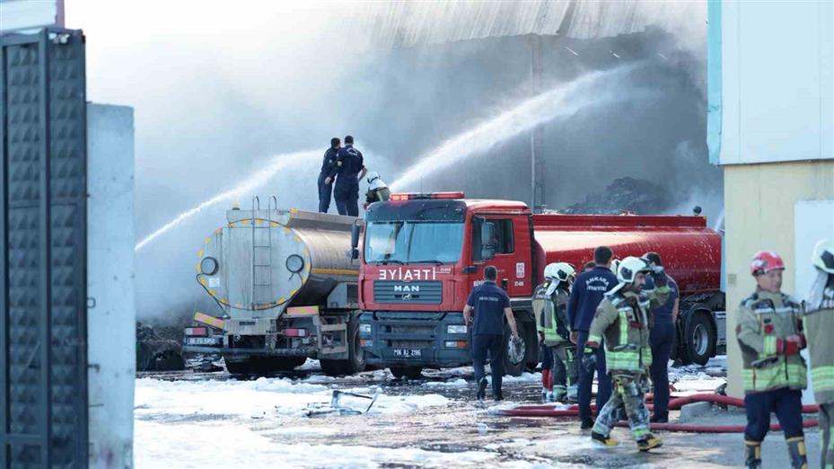 Ankara’da geri dönüşüm merkezinde yangın