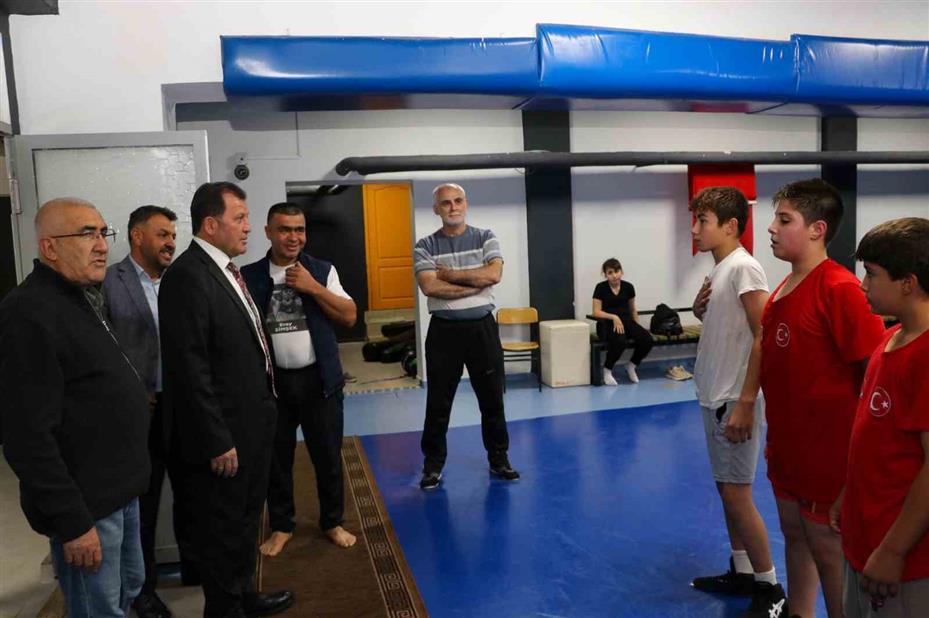 Kabakcı’dan Gevher Nesibe Spor Salonu’na Ziyaret