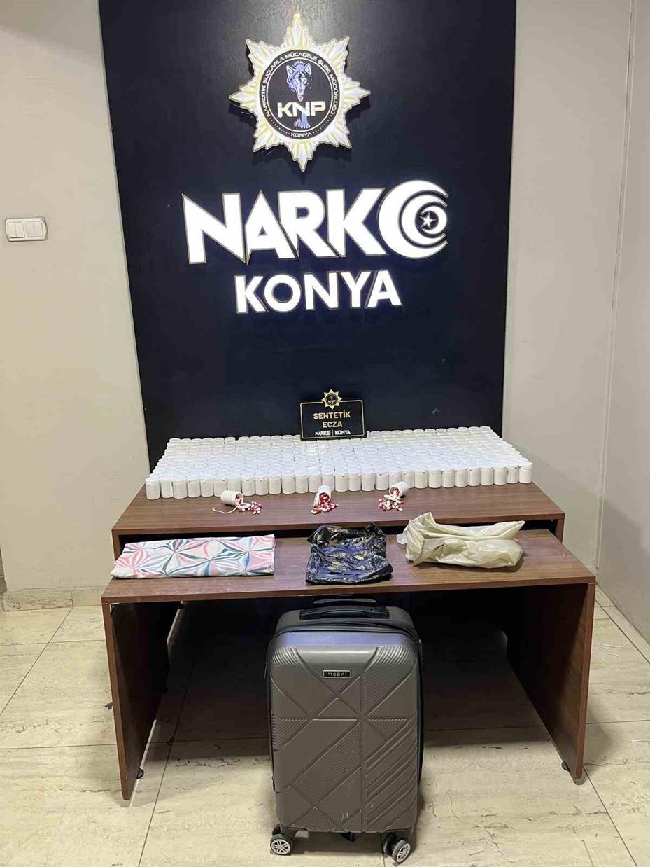 Konya’da uyuşturucu operasyonu: 8 gözaltı