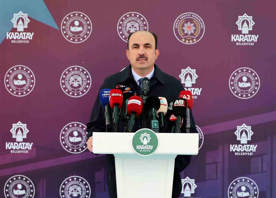 Karatay’da İlçe Emniyet Müdürlüğü ve İstiklal Polis Merkezi için toplu temel atma töreni gerçekleştirildi