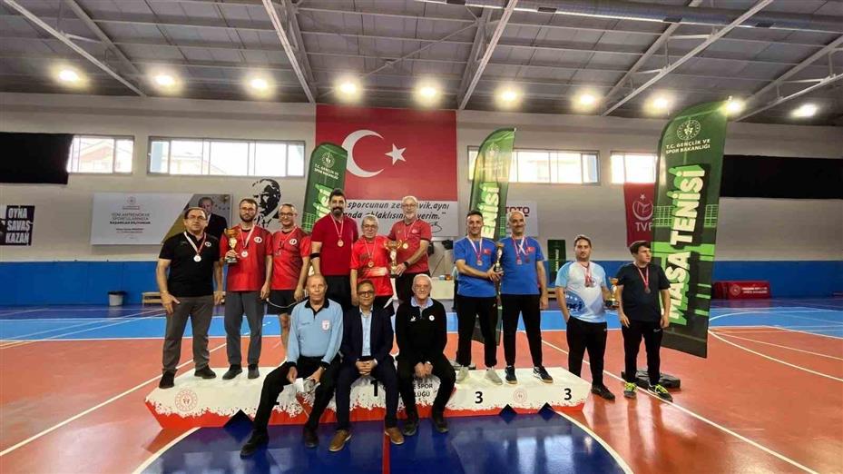 Kamu Spor Oyunları Masa Tenisi müsabakaları tamamlandı