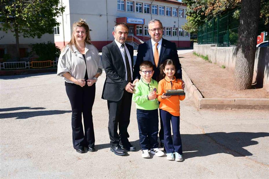 İl Millî Eğitim Müdürü Sinan Aydın’dan Cengiz Topel İlkokuluna ziyaret