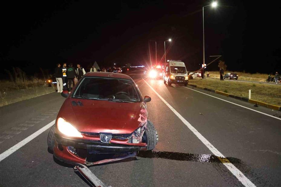 Nevşehir’de tilkiden kaçan otomobil kazaya neden oldu: 1 yaralı