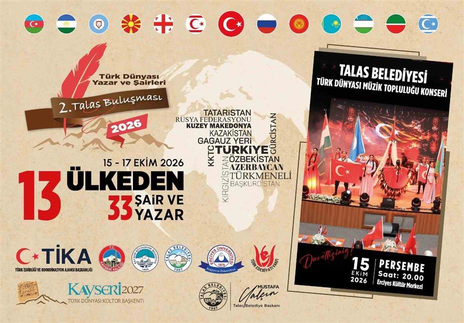 Talas’ta Türk Dünyası Şair ve Yazarları 2. Buluşma heyecanı