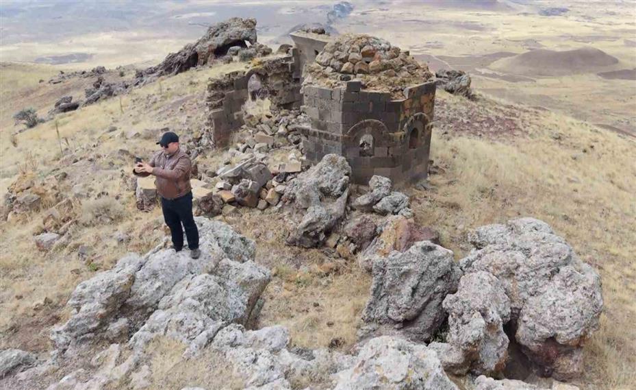 Aksaray’ın saklı mirası Ana Sultan Tepesi’nde 725 yıllık kilise