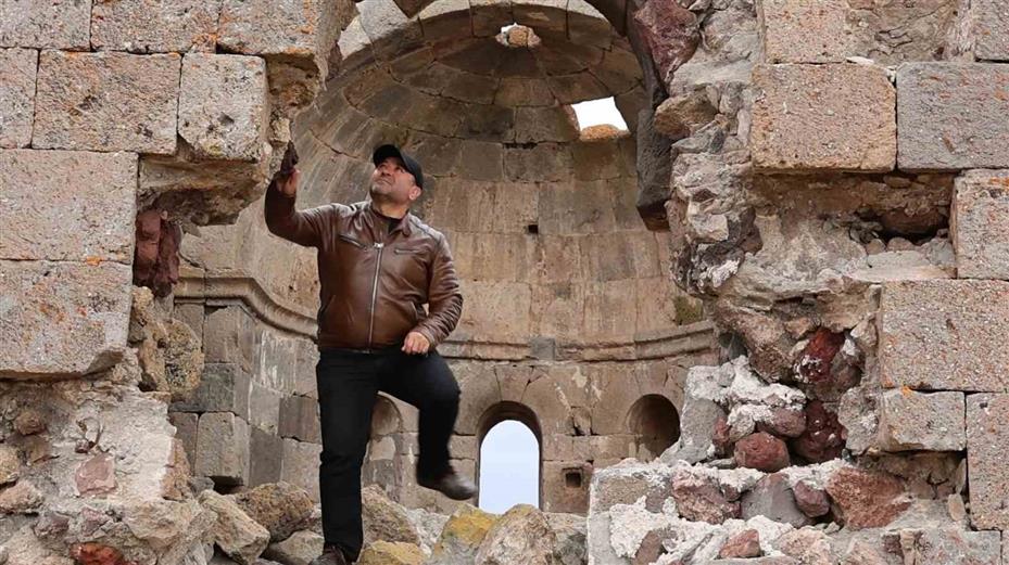 Aksaray’ın saklı mirası Ana Sultan Tepesi’nde 725 yıllık kilise