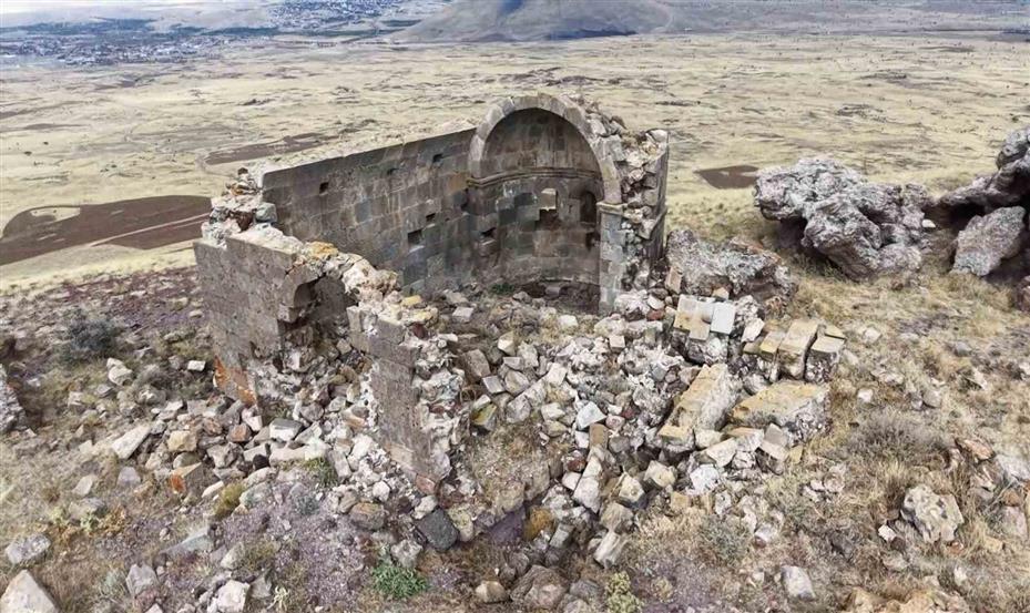 Aksaray’ın saklı mirası Ana Sultan Tepesi’nde 725 yıllık kilise