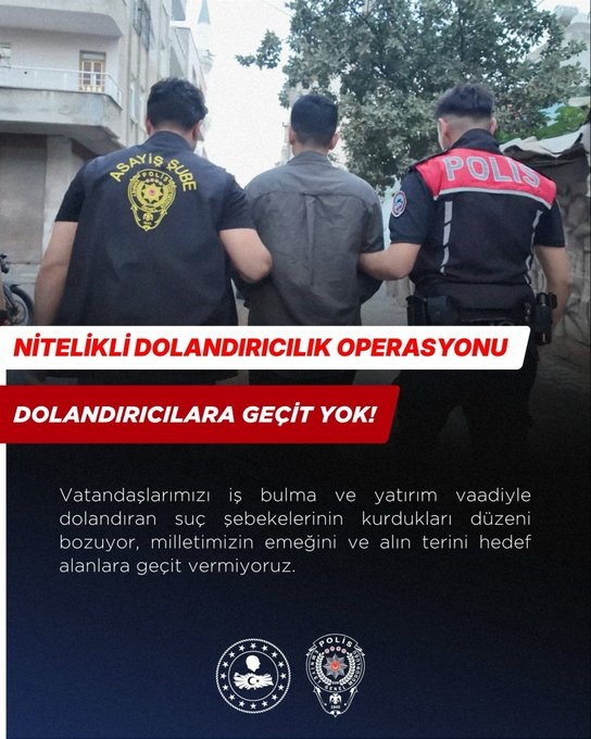 Mersin’de dolandırıcılık operasyonu: 13 şüpheli yakalandı