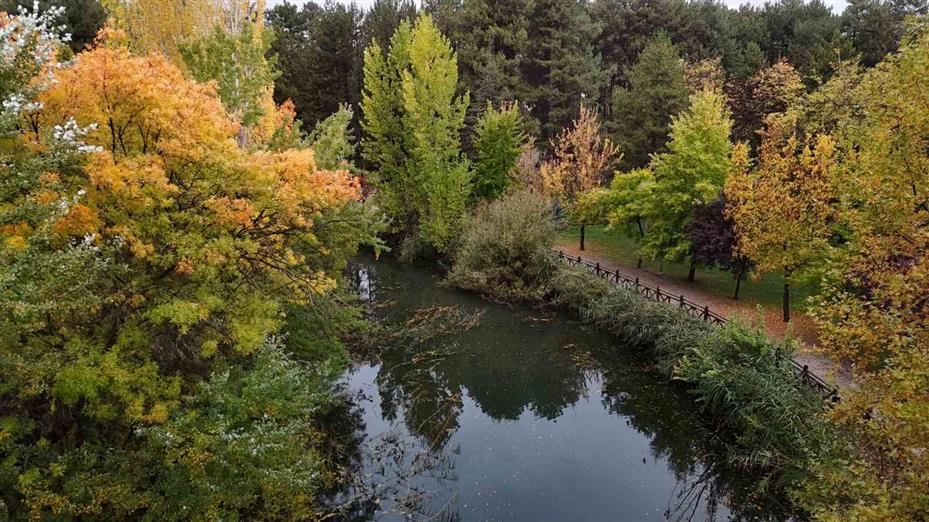 Eskişehir’de sonbahar manzarası mest etti