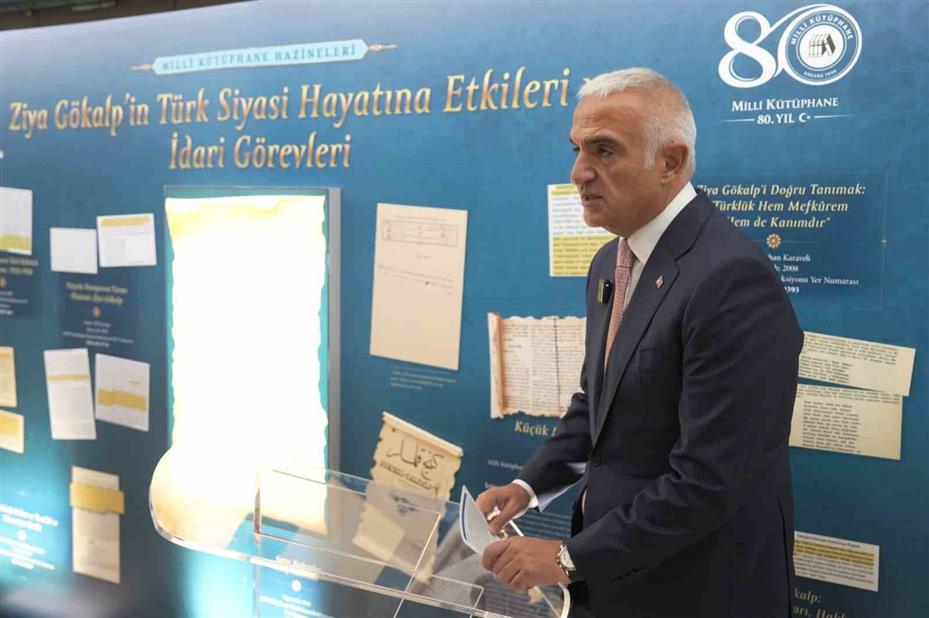 Ziya Gökalp’in fikri mirası doğumunun 150. yılında Milli Kütüphane’de