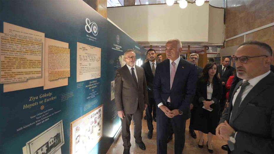 Ziya Gökalp’in fikri mirası doğumunun 150. yılında Milli Kütüphane’de
