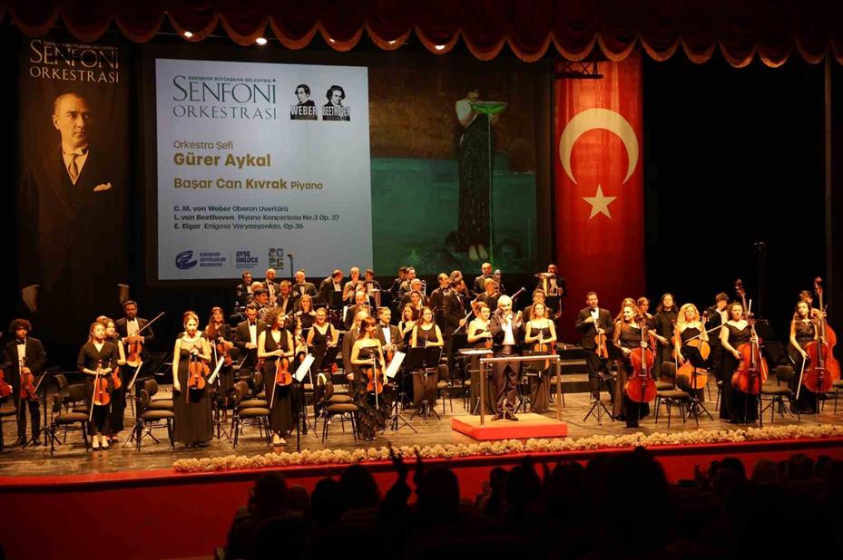 Beethoven, Weber ve Elgar eserleri Eskişehir’de yankılandı