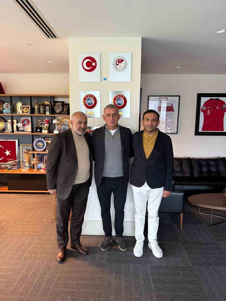 Ali Çamlı’dan TFF Başkanı Hacıosmanoğlu’na ziyaret