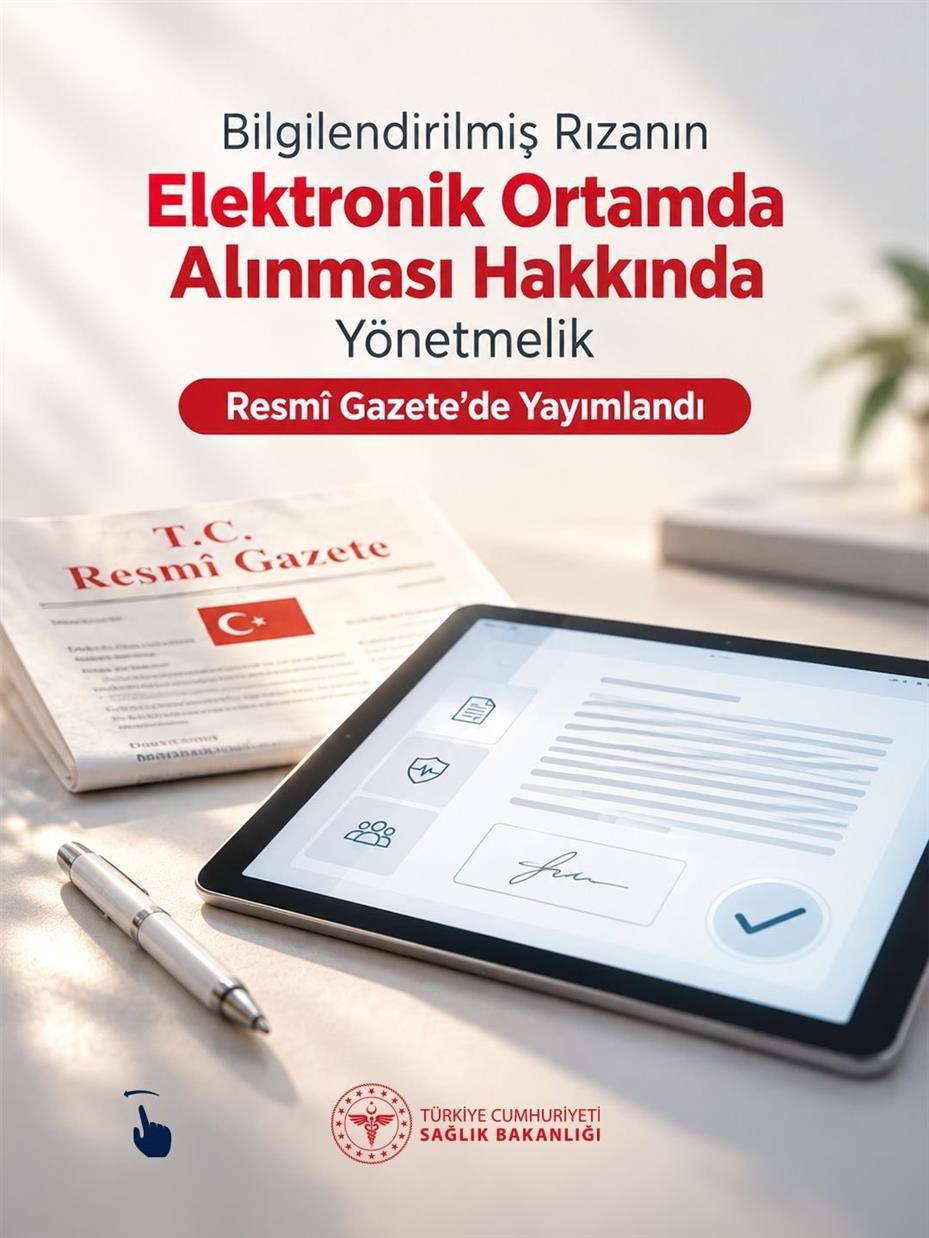 ‘Bilgilendirilmiş Rızanın Elektronik Ortamda Alınması Hakkında Yönetmelik’ Resmi Gazete’de yayımlandı