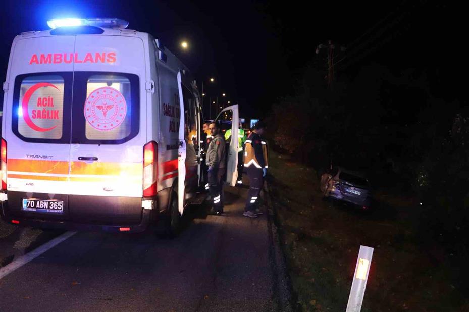 Karaman’da otomobiller çarpıştı: 4 yaralı