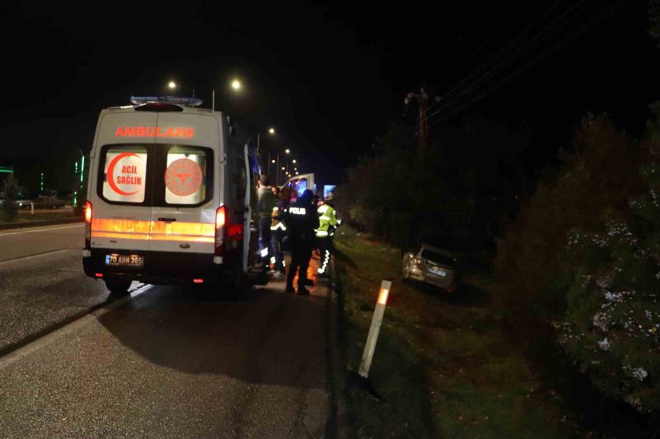 Karaman’da otomobiller çarpıştı: 4 yaralı