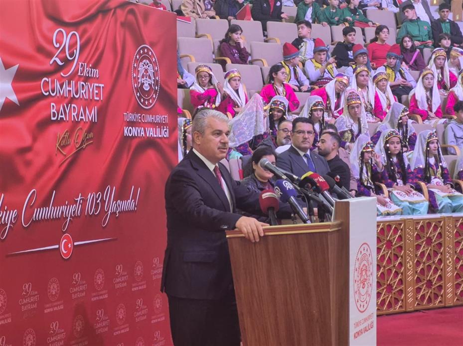 Konya’da Cumhuriyet’in 103. Yılı Coşkuyla Kutlandı