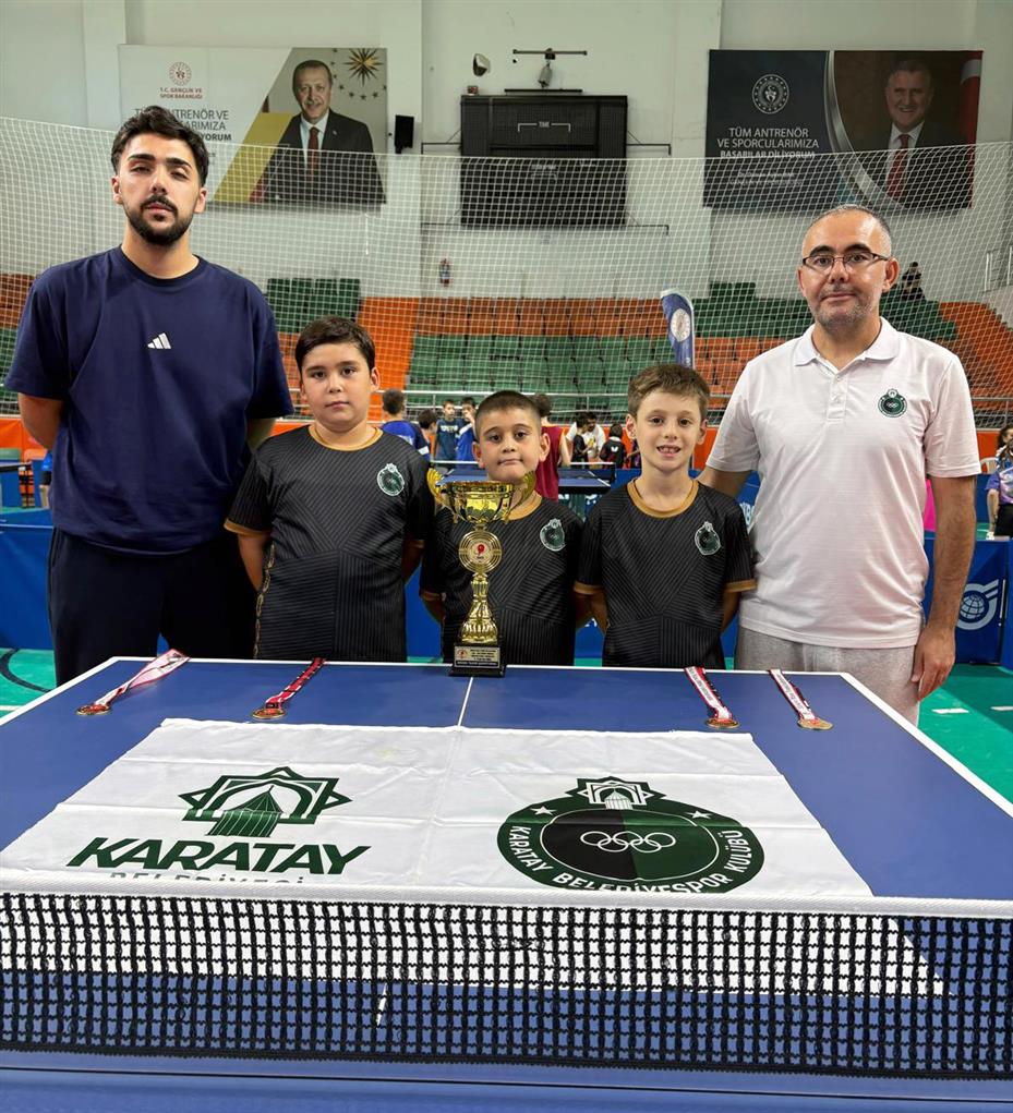 Karatay’ın Minik Raketleri Muğla’da Şampiyon Oldu