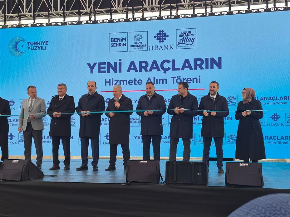 Konya Büyükşehir Belediyesi Filosuna 54 Yeni Araç Daha Kazandırıldı