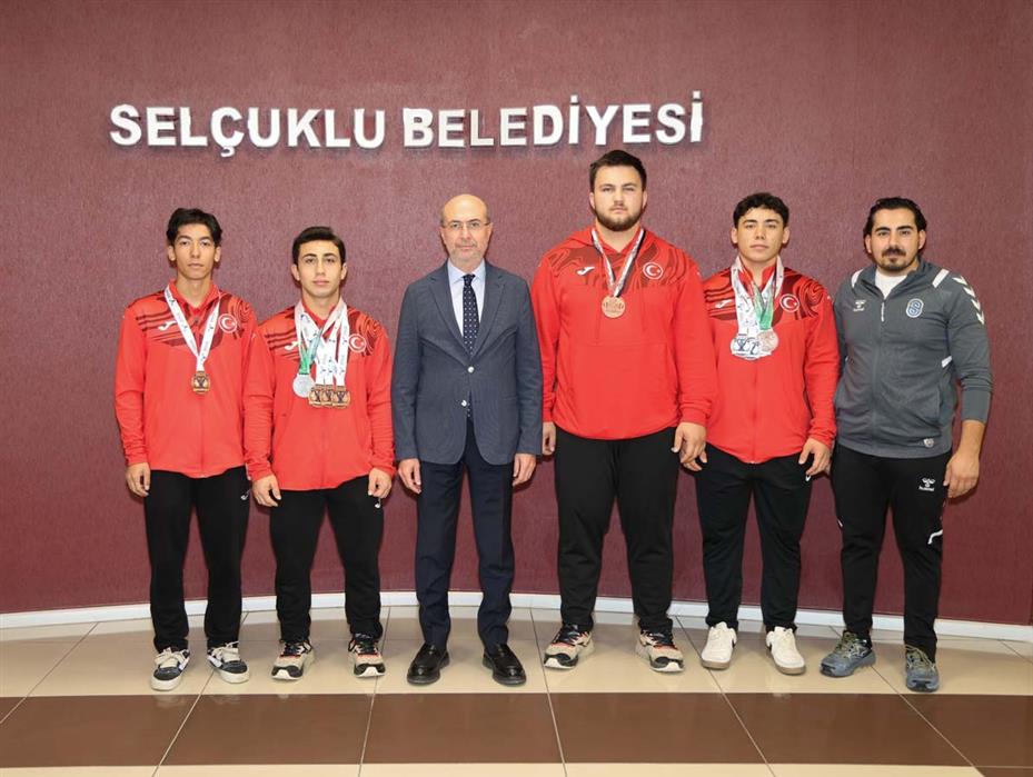 Selçuklu’nun Milli Gururları Başkan Pekyatırmacı’nın Konuğu Oldu
