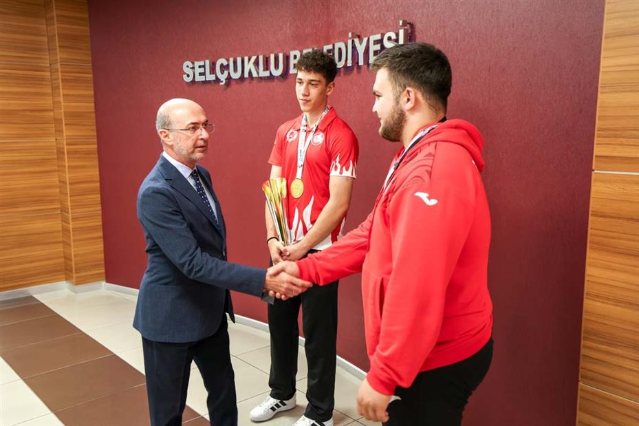 Selçuklu’nun Milli Gururları Başkan Pekyatırmacı’nın Konuğu Oldu