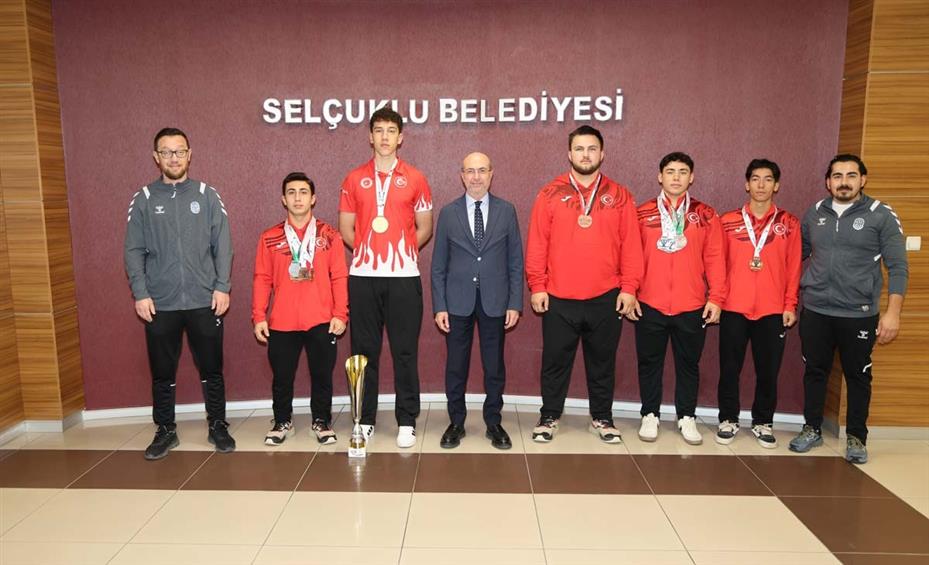 Selçuklu’nun Milli Gururları Başkan Pekyatırmacı’nın Konuğu Oldu
