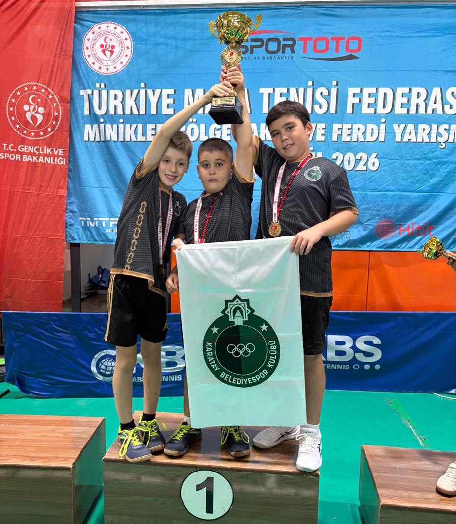 Karatay’ın Minik Raketleri Muğla’da Şampiyon Oldu