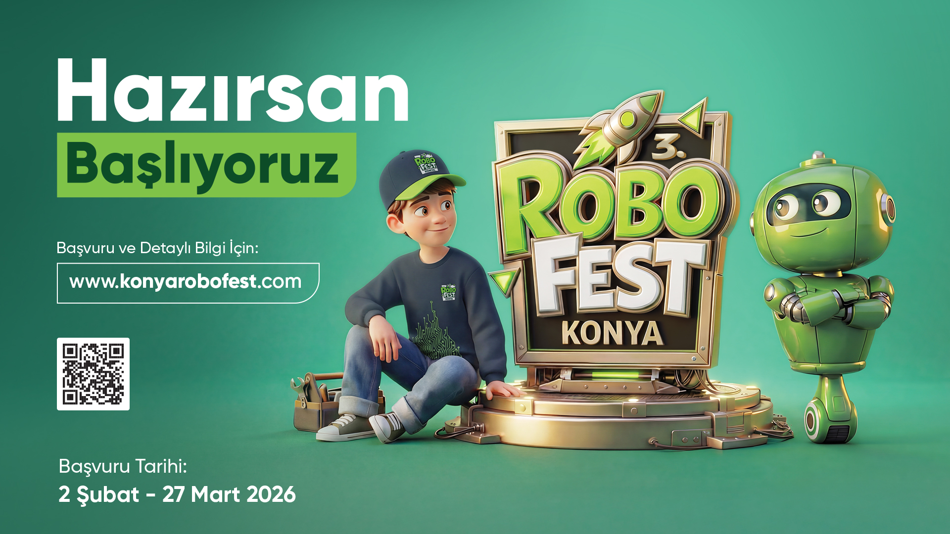 Karatay'da Robot ve Teknoloji Festivali Başlıyor