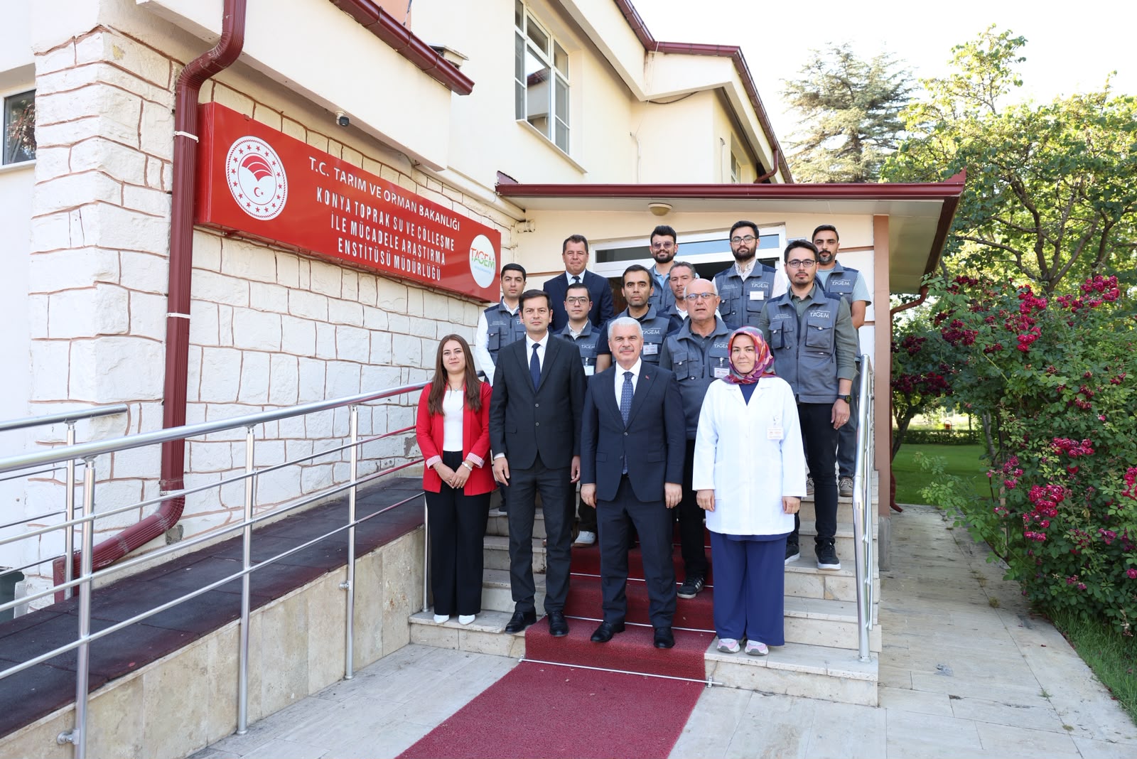 Valimiz İbrahim Akın, Toprak Su ve Çölleşme ile Mücadele Araştırma Enstitüsü Müdürlüğünü Ziyaret Etti
