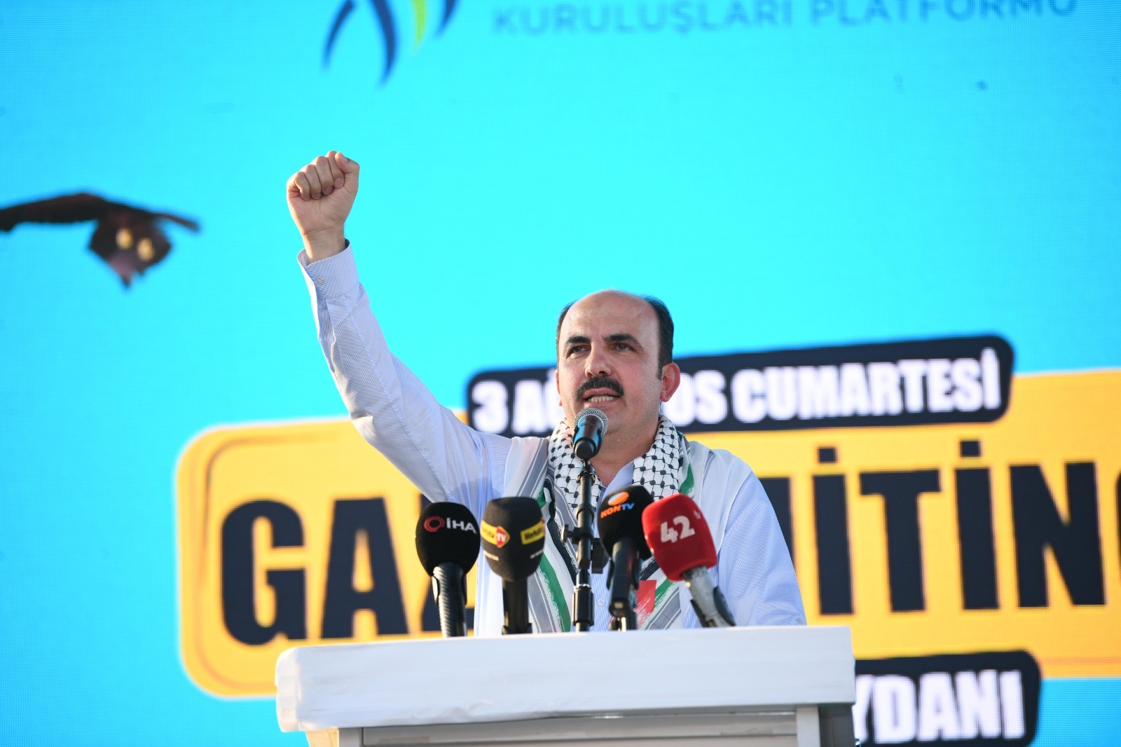 Başkan Altay: “Filistin’in Gözyaşı Kurumadan İnsanlığın Vicdanı Aklanamaz”