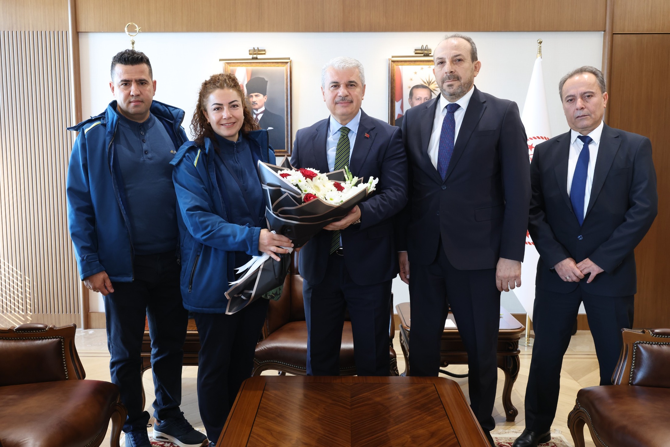 PTT’nin 186. Yıl Dönümü Sebebiyle Vali Akın’a Ziyaret