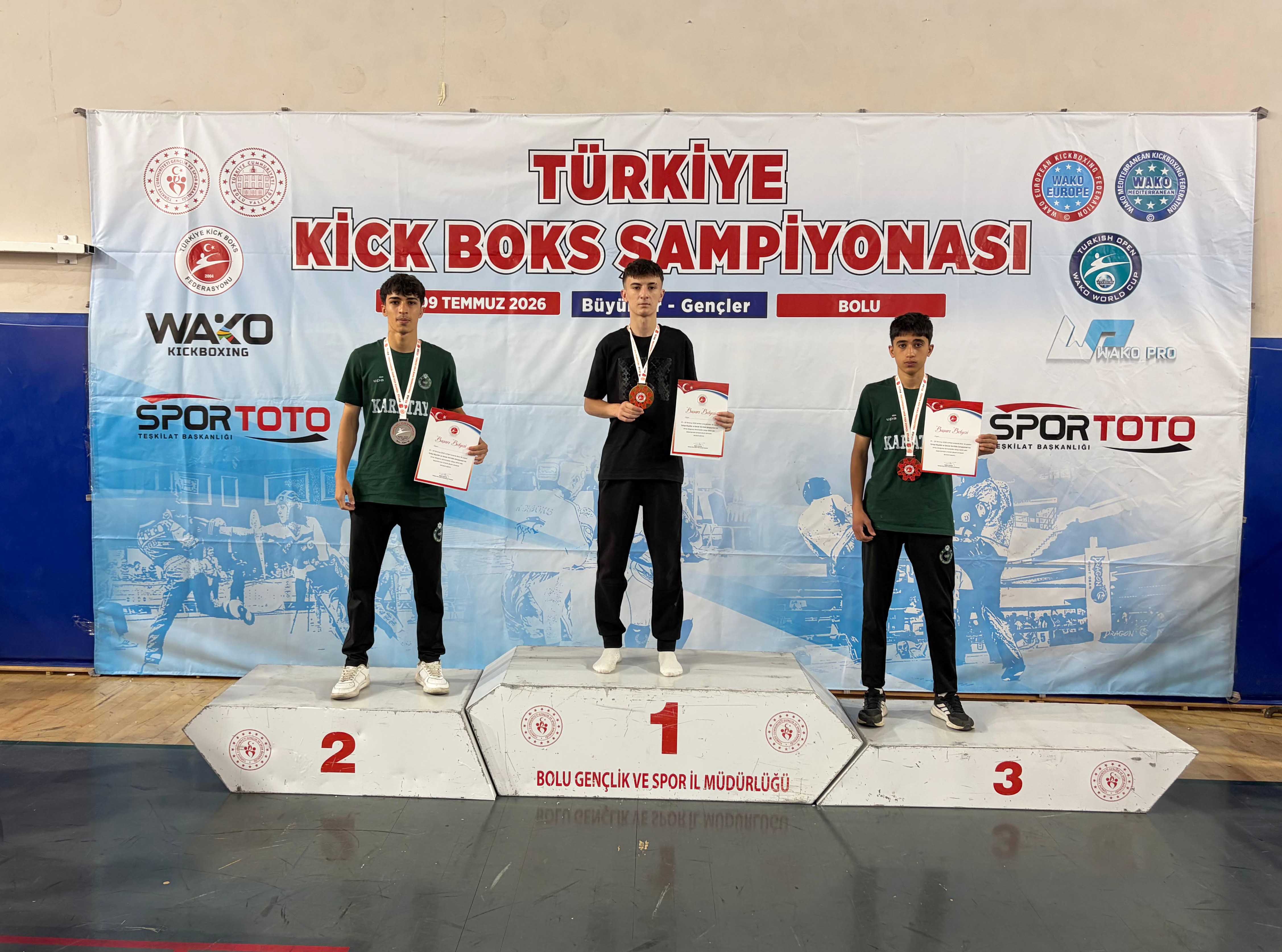 Karatay Belediyespor'dan Kick Boks'ta 2 Madalya 