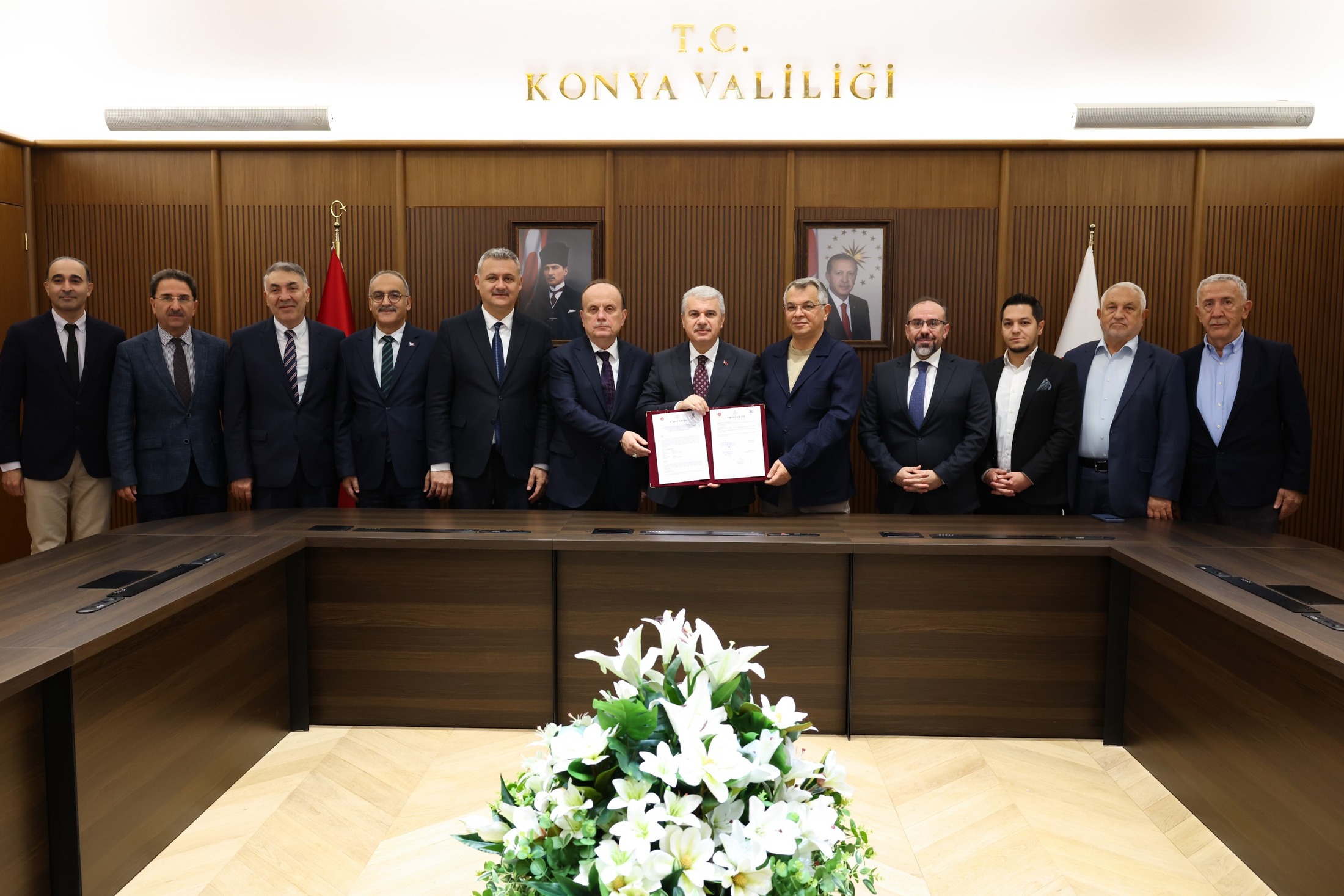 Vali İbrahim Akın’ın Katılımıyla Konya Şehir Hastanesi Camii Yapım Protokolü İmzalandı
