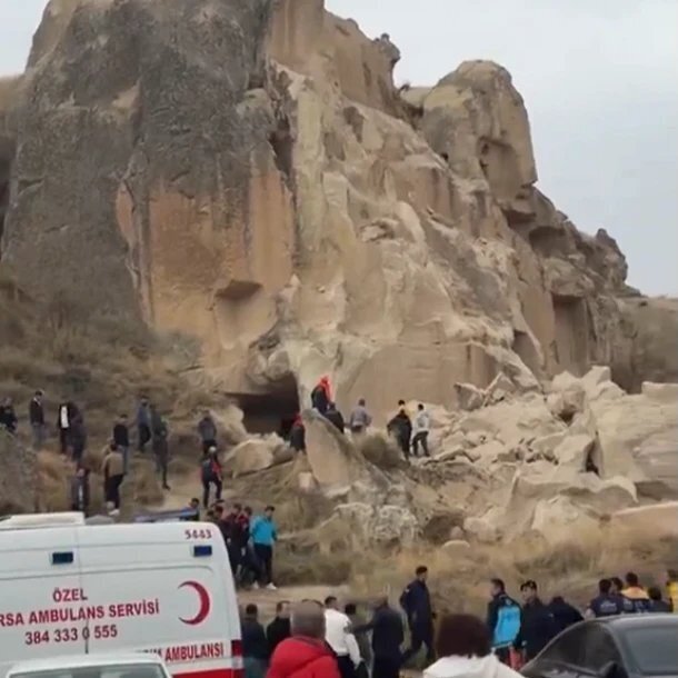 Göreme Açık Hava Müzesi’nde Peribacası Çöktü: 2 Ölü, 1 Yaralı