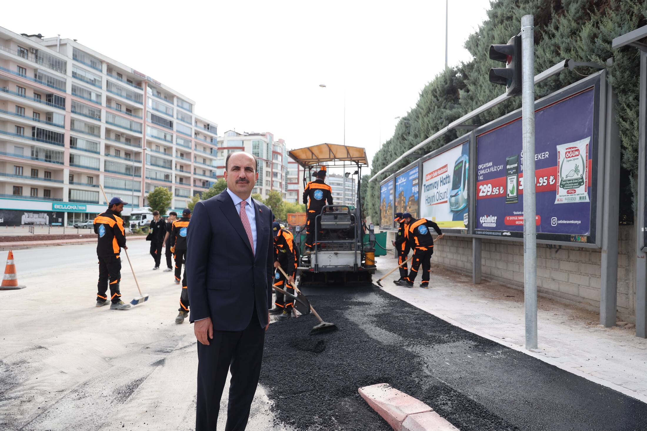 Konya’da Bisiklet Yolları Cadde Cadde Yenileniyor