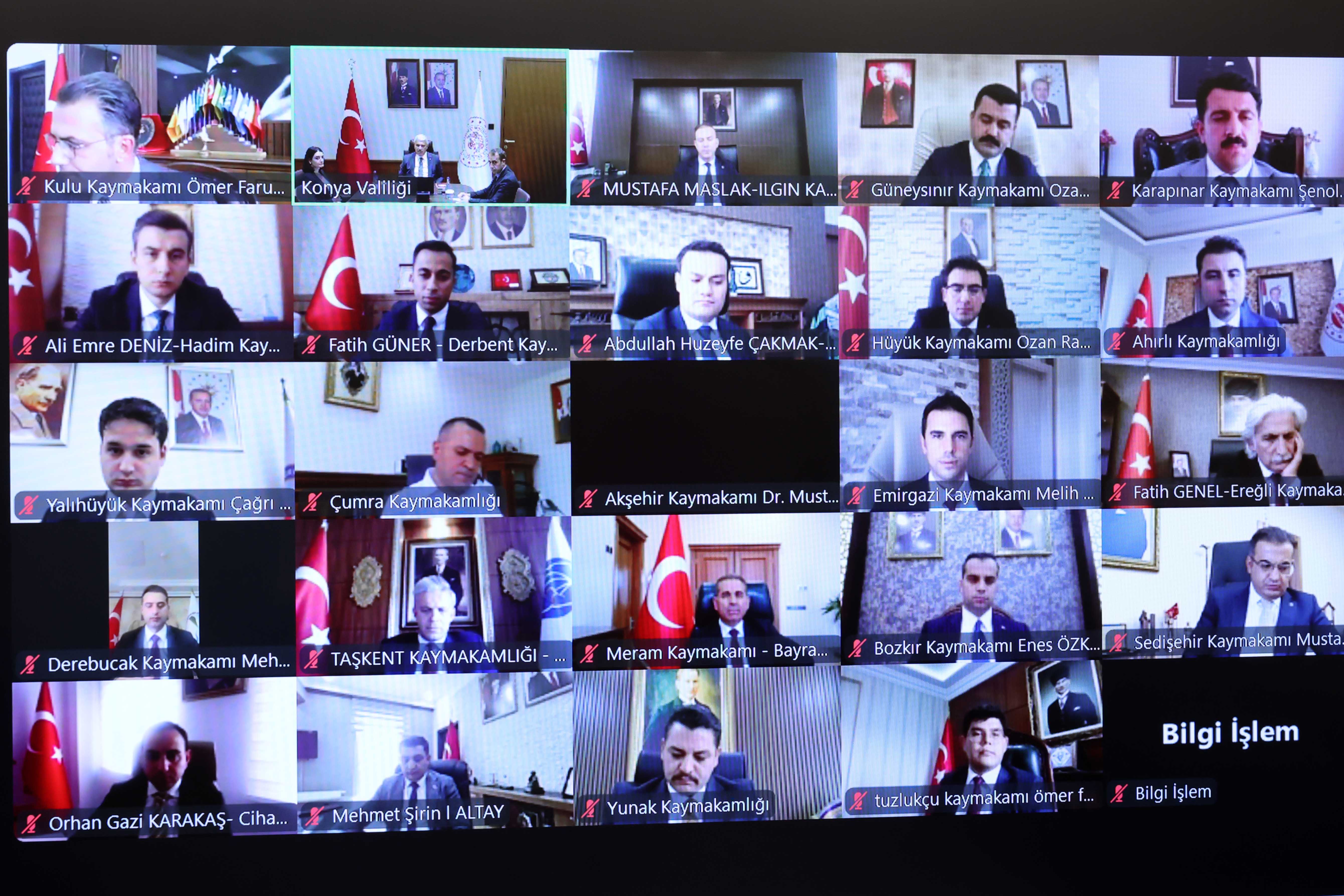 Vali İbrahim Akın Başkanlığında Kaymakamlar Toplantısı Gerçekleştirildi