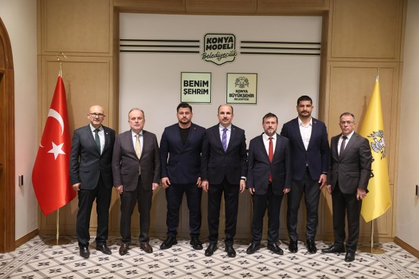 Konya’da Spor Zirvesi: Uğur İbrahim Altay, Rıza Kayaalp ve Spor Camiasını Ağırladı
