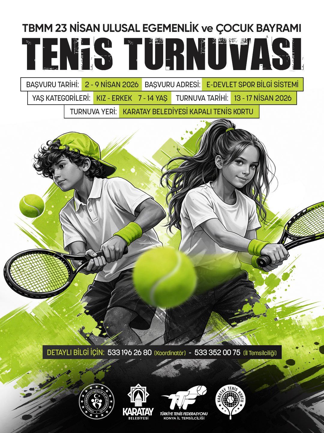 Nisan Tenis Turnuvası İçin Geri Sayım Başladı 