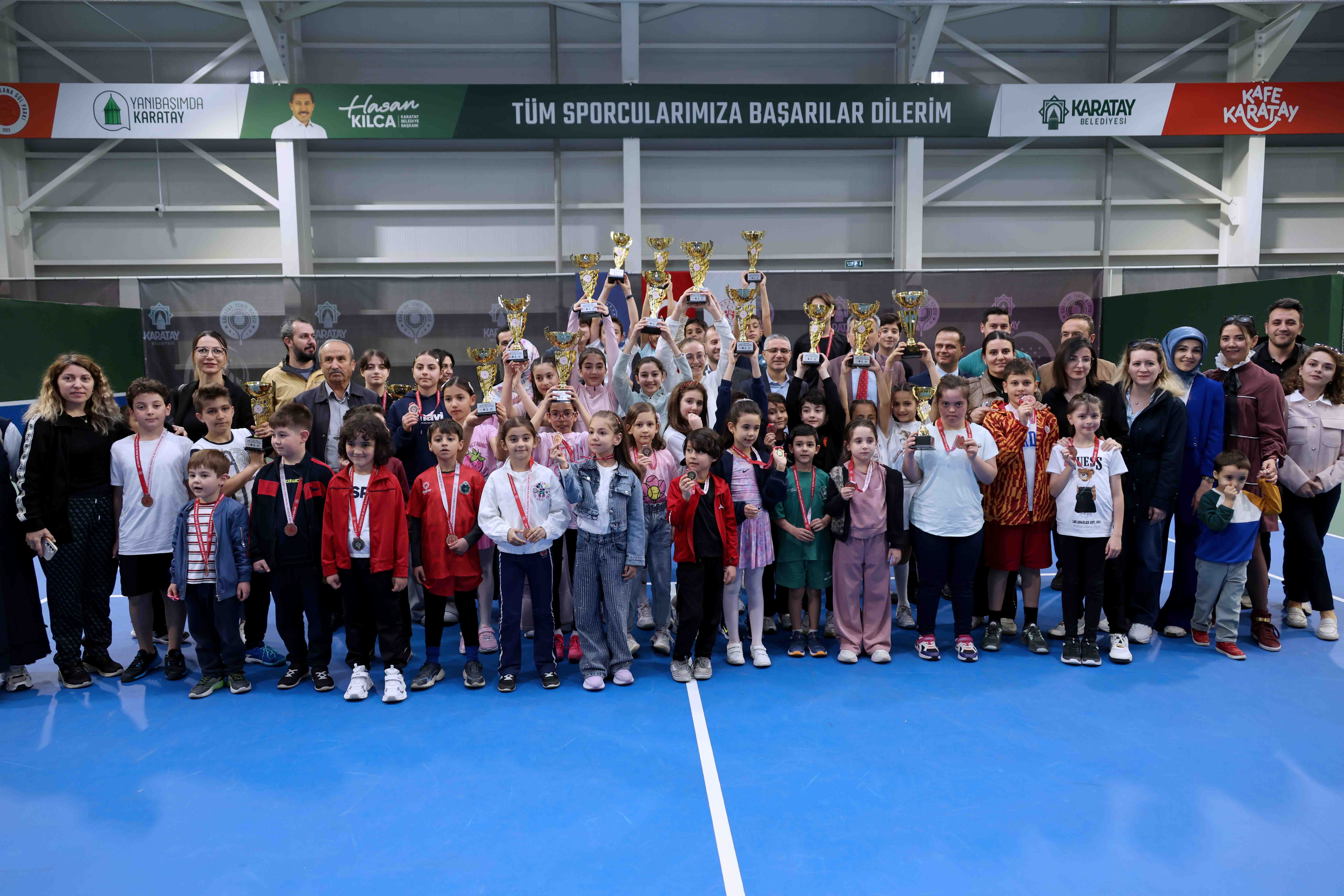 23 Nisan Tenis Turnuvası Karatay'da Tamamlandı