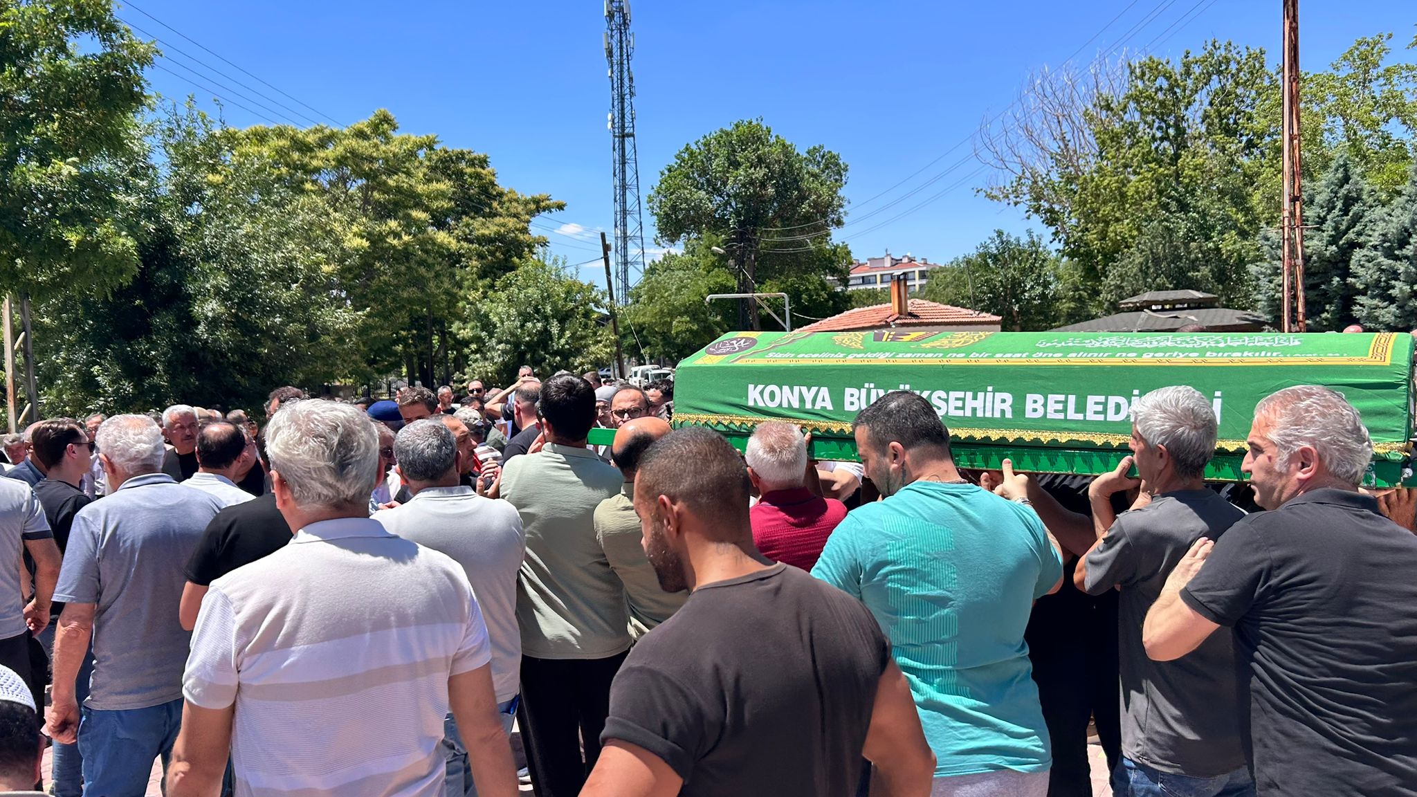 Konya İl Millî Eğitim Müdürlüğü Personeli Ali Osman Teksöğüt Son Yolculuğuna Uğurlandı