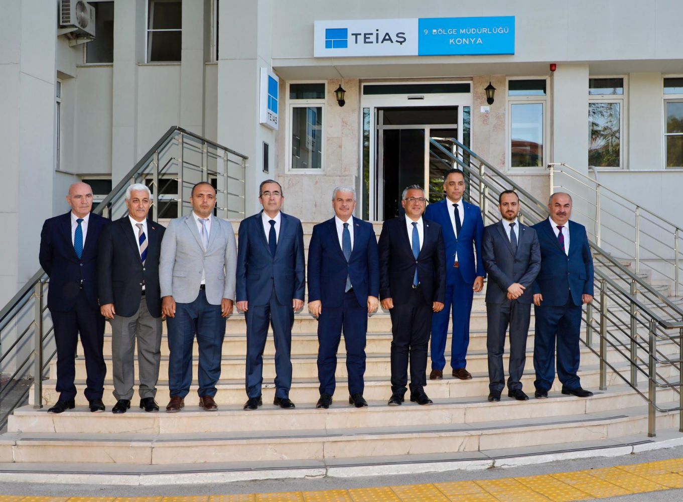 Vali İbrahim Akın, Türkiye Elektrik İletim A.Ş. (TEİAŞ) 9. Bölge Müdürlüğünü Ziyaret Etti 