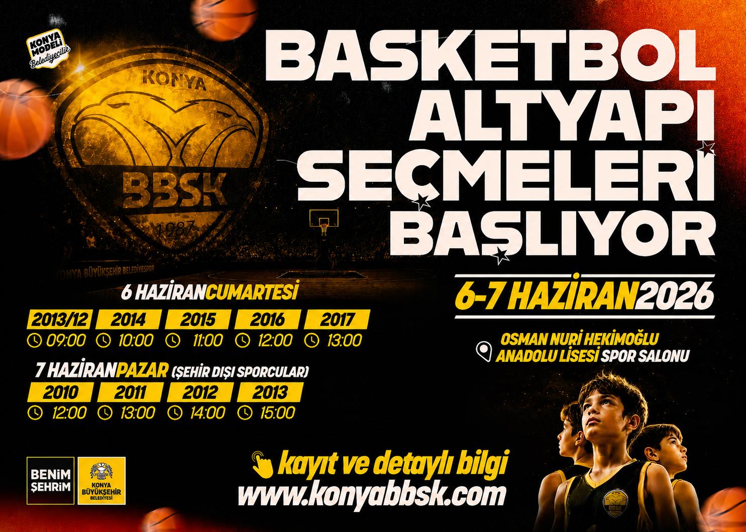 Büyükşehir Basketbolda Yeni Yeteneklerini Arıyor