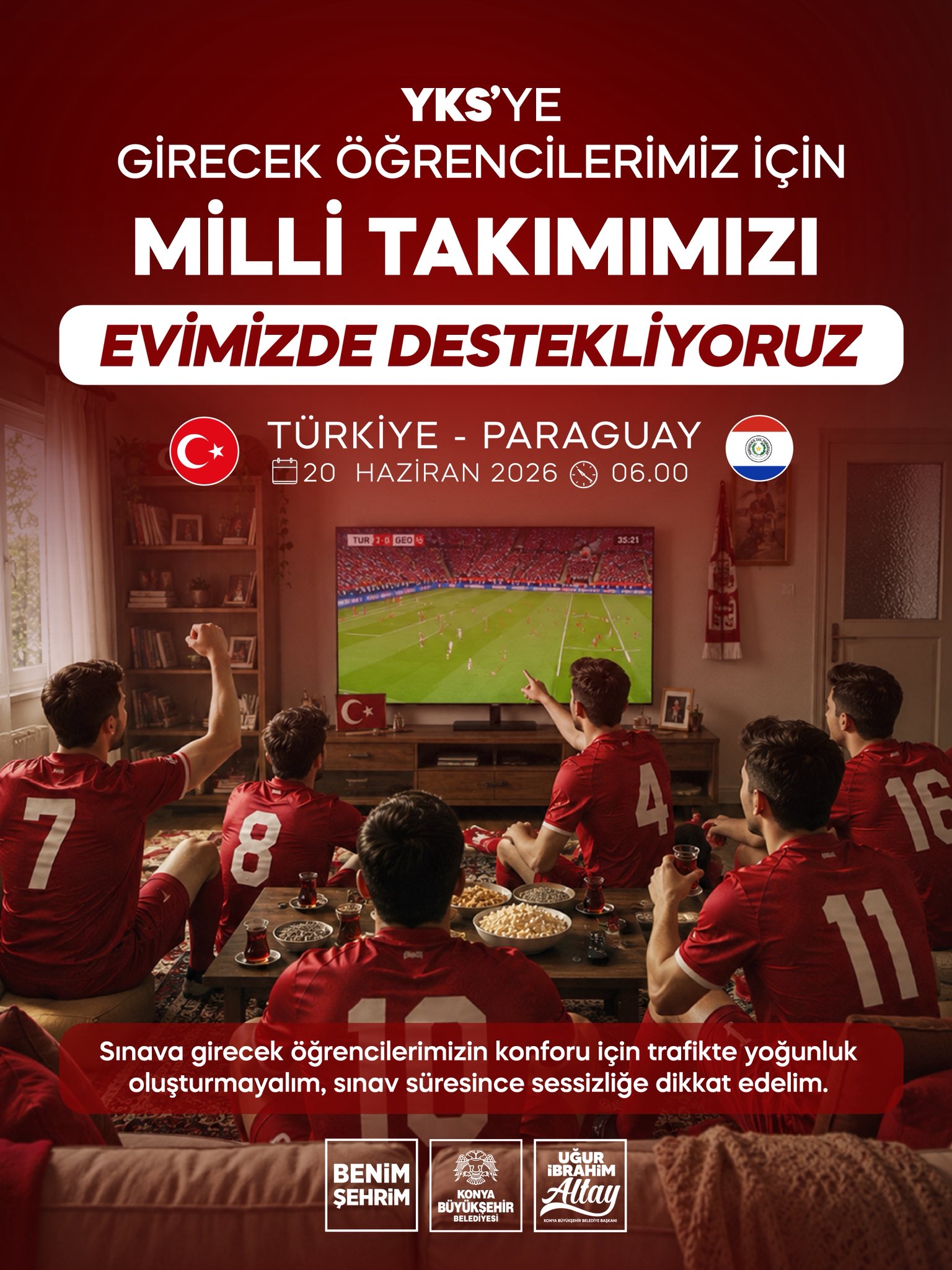 Altay'dan Maç Günü YKS Hassasiyeti